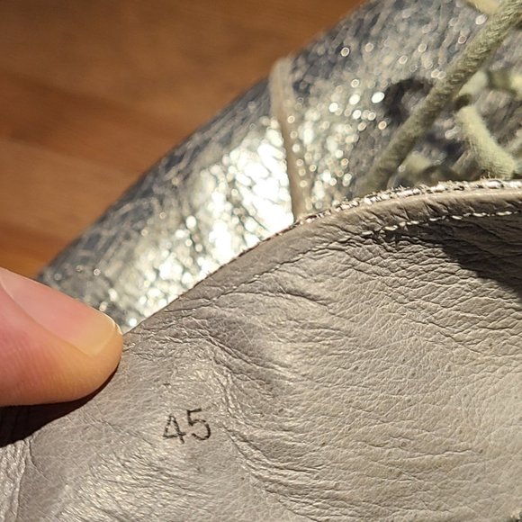 Silver Ankle Boots Lace Up United Nude FLX DSRT - Picture 11 of 12